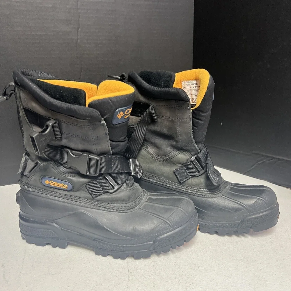 Mens Columbia Avalanche Midnight BM 1220 Insulated  Boots Mens Size 8 Thermolite